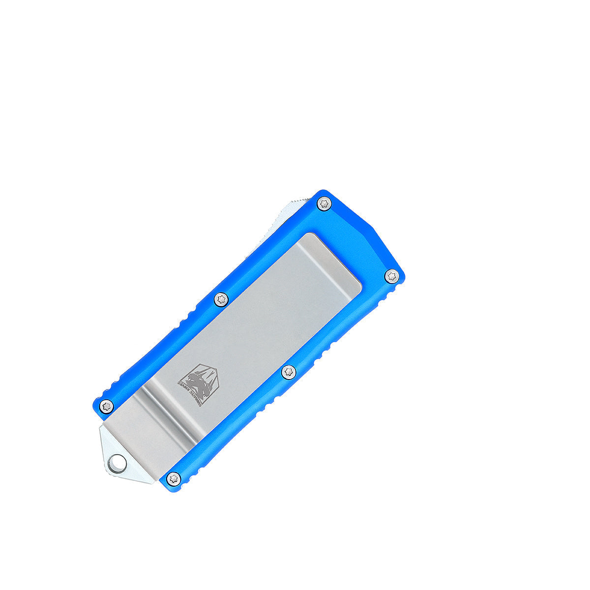 CobraTec OTF Money Clip Dual Auto Knife D2 Steel 1.75in Blade - Blue