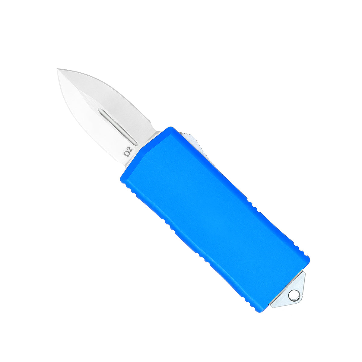 CobraTec OTF Money Clip Dual Auto Knife D2 Steel 1.75in Blade - Blue
