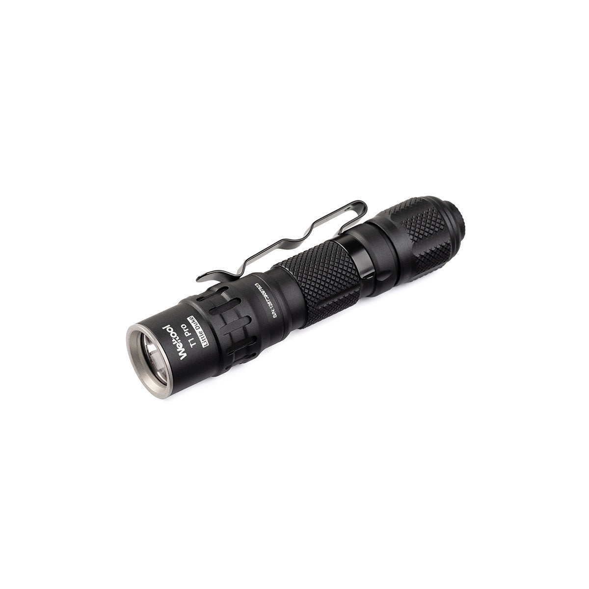 Weltool T1 Pro TAC tactical flashlight, 540 lumens, front view