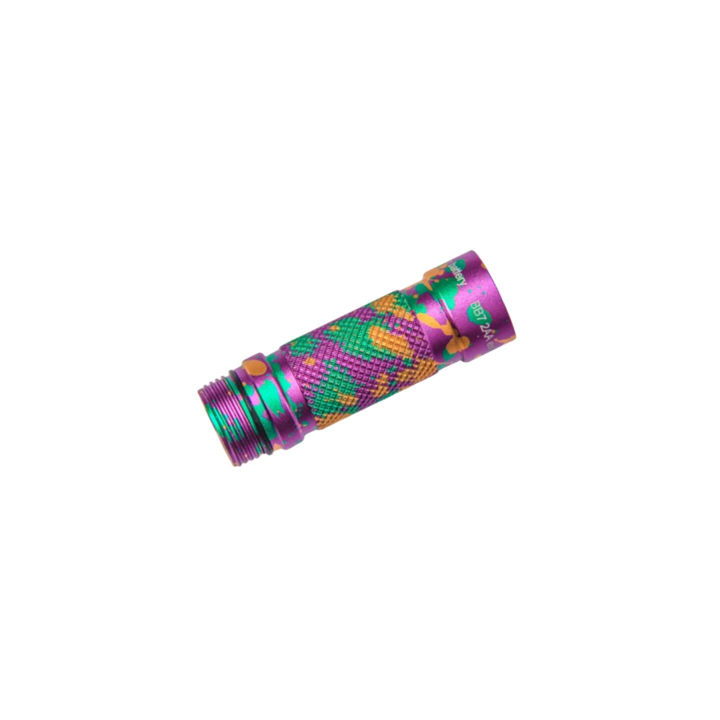 Weltool BB7 extension tube for T1Pro Colorful flashlight, front view