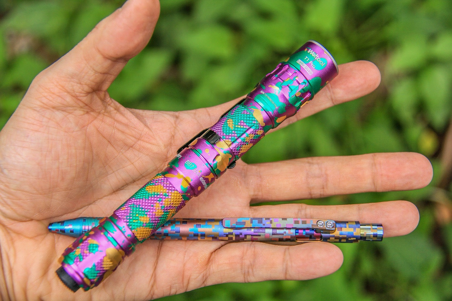 Weltool BB7 tube enabling dual AA battery use on T1Pro