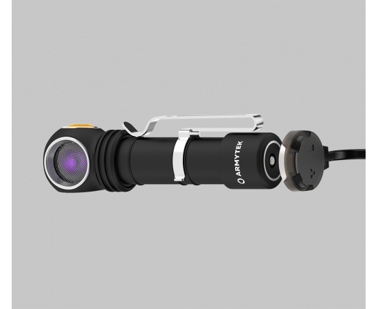 Armytek Wizard C2 WUV / White & Ultraviolet / 1100 lm & 1595 mW (400 nm) / TIR 70Â°:120Â° / 
1x18650 (incl.)