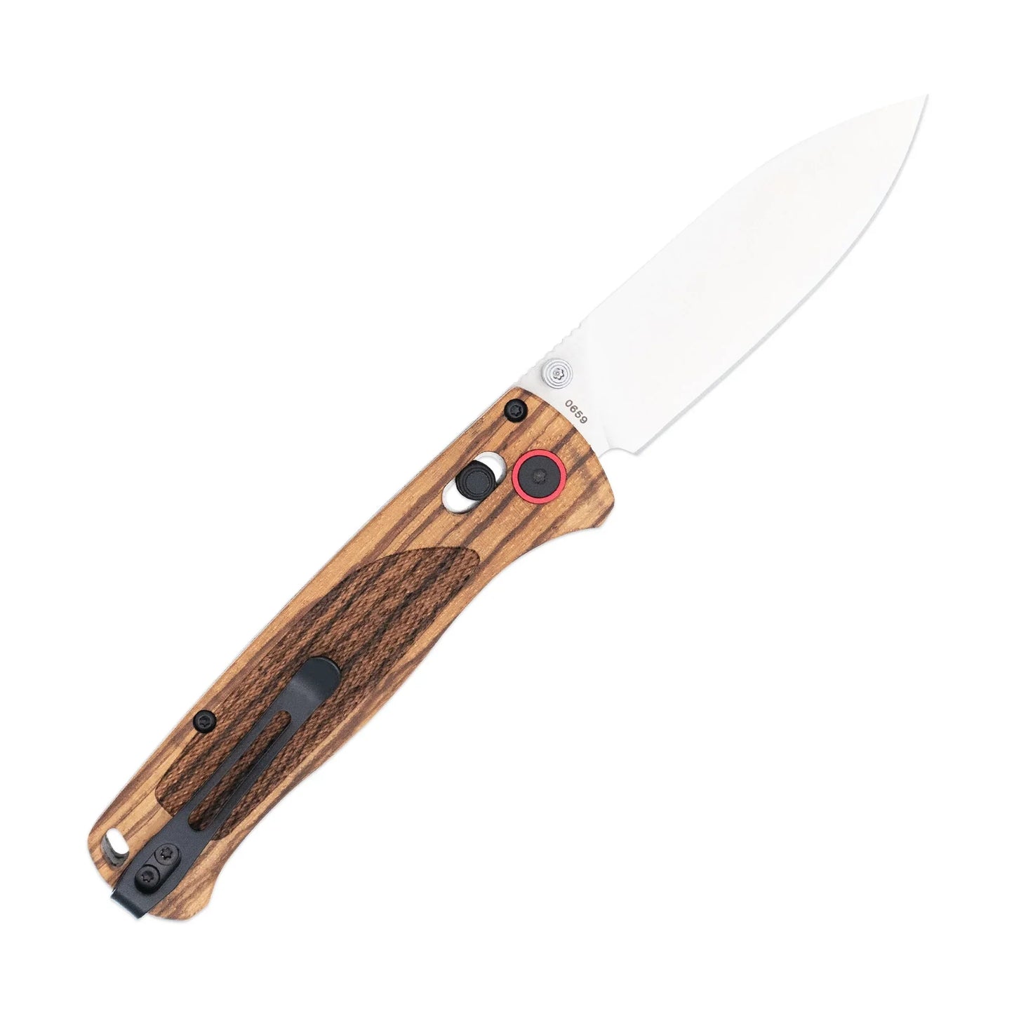 CobraTec Knives Zebrawood Bar Lock 3.0" D2 Blade CTZWDBLDNS
