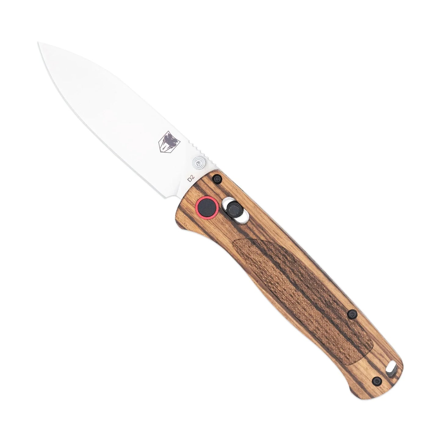 CobraTec Knives Zebrawood Bar Lock 3.0" D2 Blade CTZWDBLDNS
