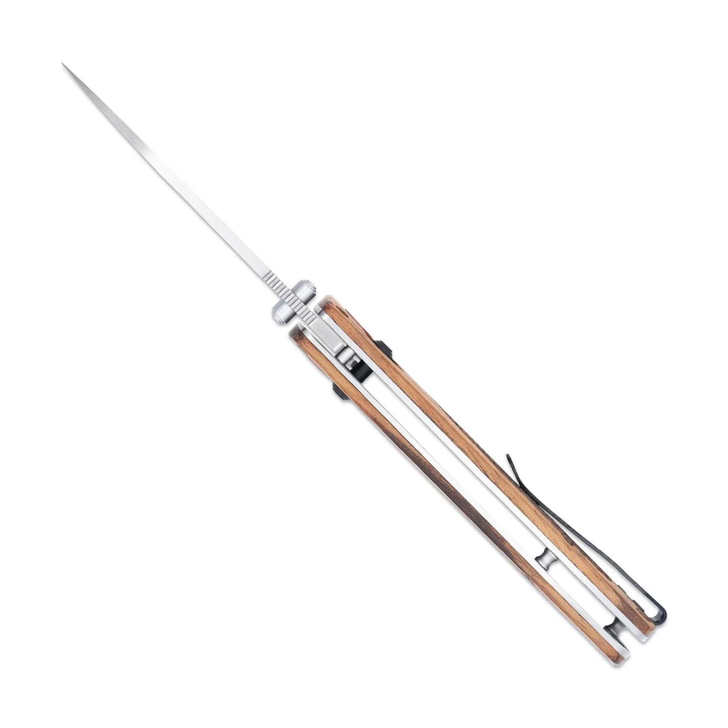 CobraTec Knives Zebrawood Bar Lock 3.0" D2 Blade CTZWDBLDNS