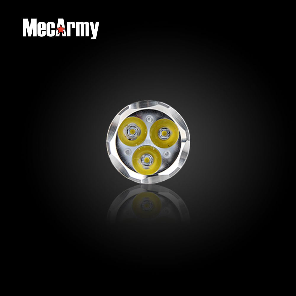 MecArmy PT14 14500 3 x CREE XP-G2 900 Lumen LED Flashlight