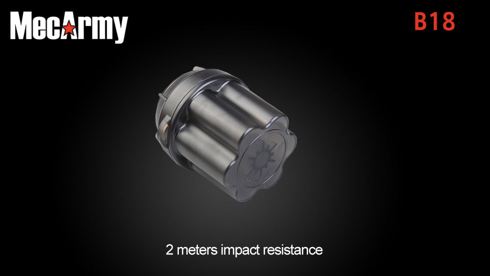 MecArmy B12 - 6 x 16340 Battery Case
