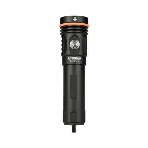 Acebeam D20 2.0 – 500m beam throw dive light