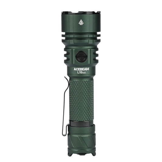 Acebeam L16 2.0 Tactical Flashlight – 2100 Lumen, 670m Throw, USB-C Rechargeable