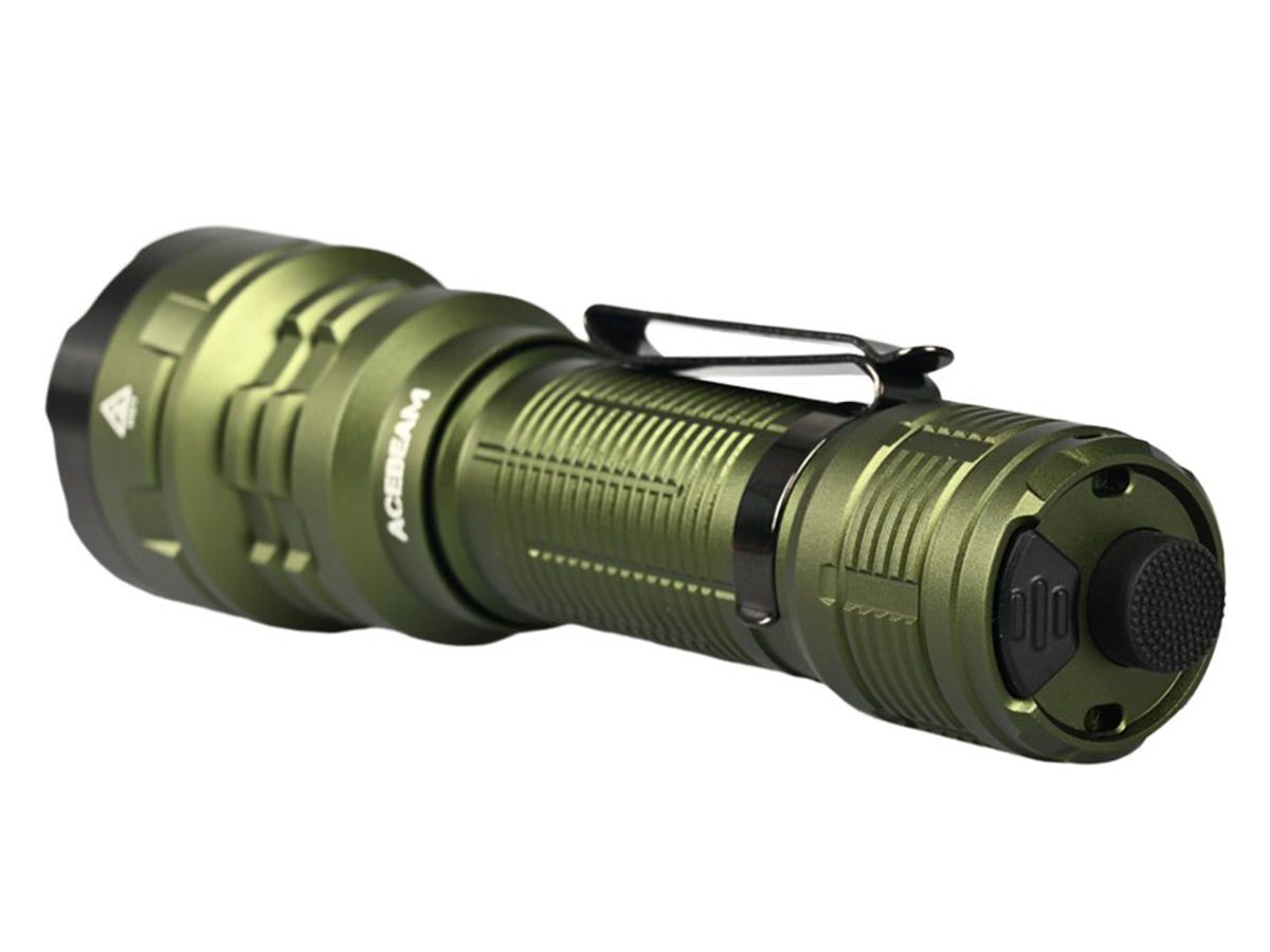 Acebeam P17 4900 Lumen High Powered Handheld Rechargeable Flashlight 1 x CREE XHP70.3 LED - OD Green