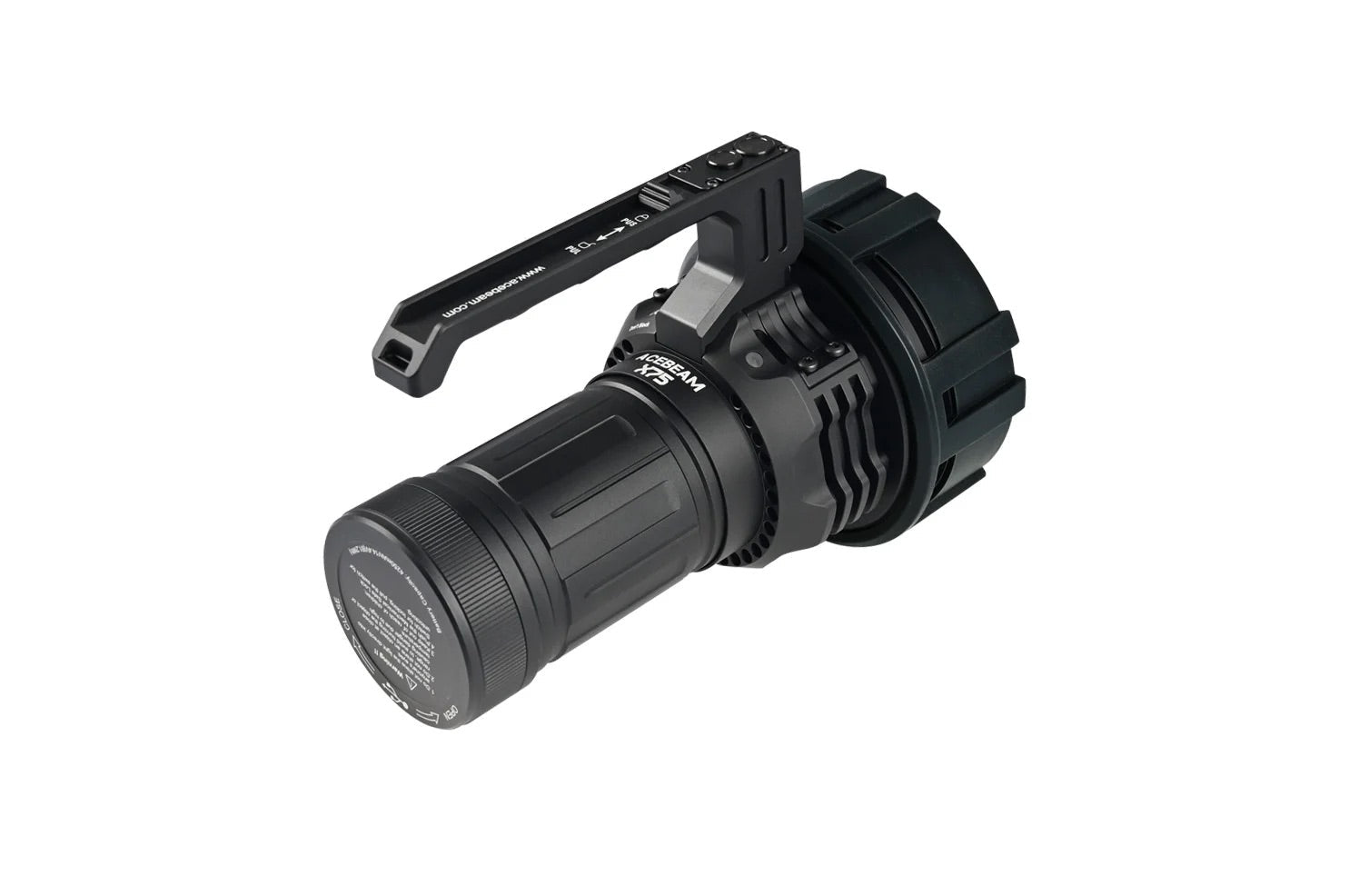 Acebeam X75 beam shot – 1150m long-range illumination
