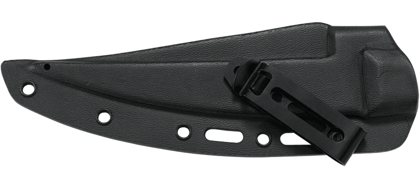 CRKT HZ6 Fixed Blade Knife James Williams Design 2927 6.50" SK-5 Carbon Steel Black G10 Handles