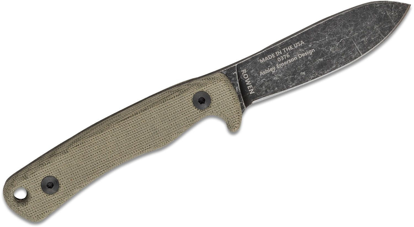 ESEE Ashley Game Knife Fixed Blade 3.5" 1095 Micarta