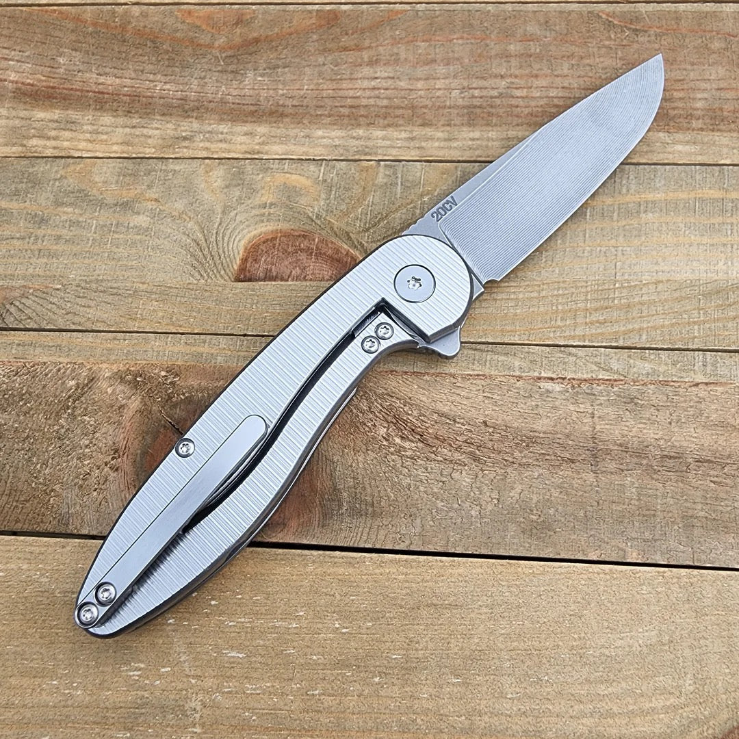 American Blade Works Model 1 Titanium Frame Lock Knife – 3.25" MagnaCut USA Made