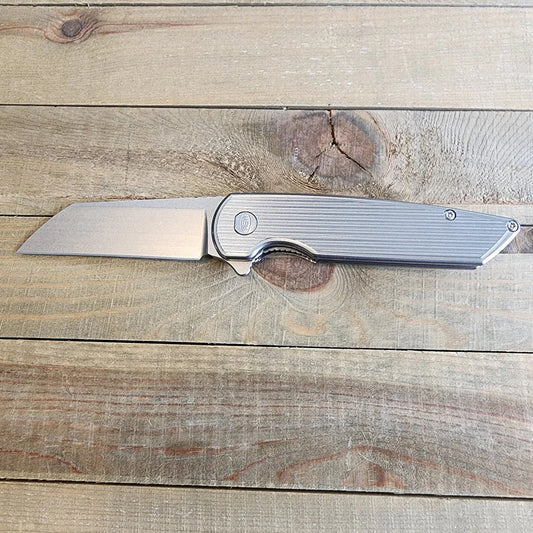 American Blade Works Model 2 Titanium Milled Handles Knife – 3.25" MagnaCut USA Made