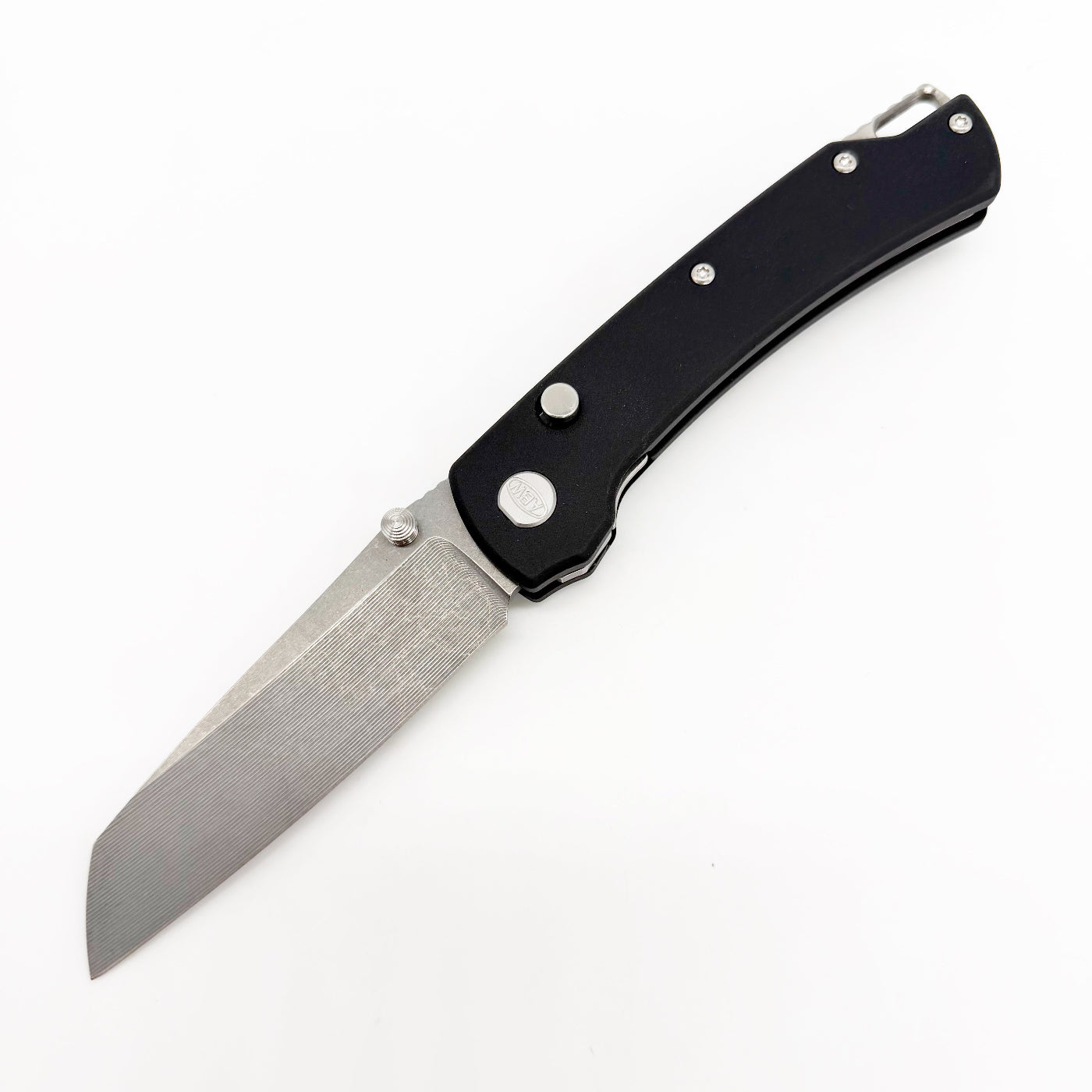 American Blade Works Model 3 Manual Folding Knife – 3.3" MagnaCut Black Aluminum USA Made