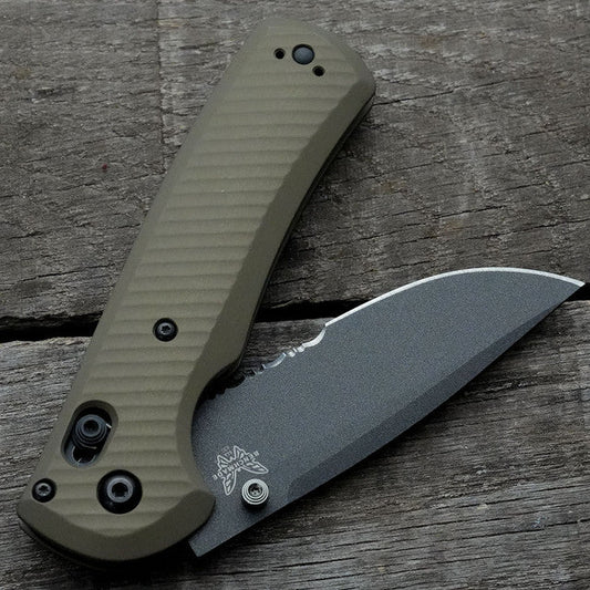 AWT Benchmade Redoubt Scales Archon Series Contoured Anodized Flat Dark Earth Aluminum Handles