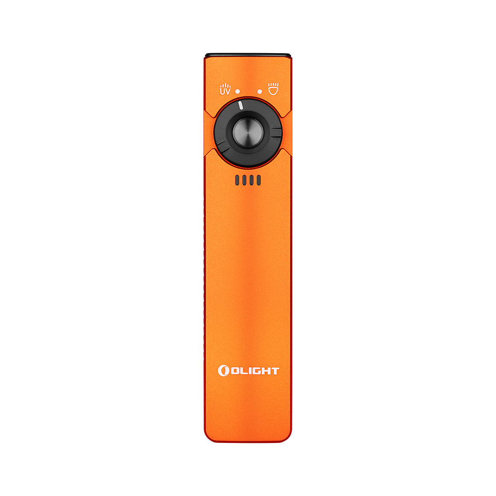 Olight Arkfeld UV 1000 Lumen EDC Rechargeable Flashlight - Orange