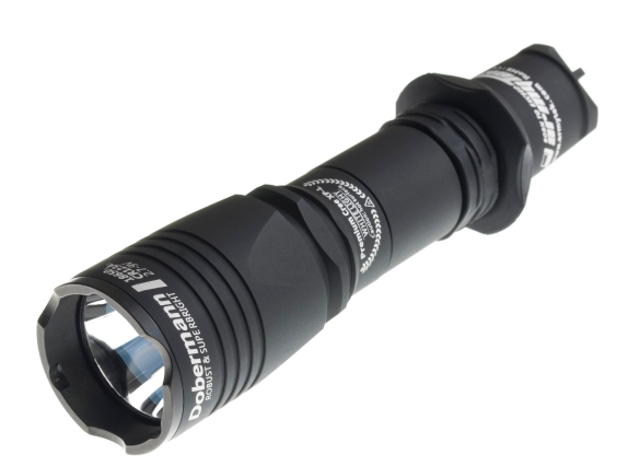 Armytek Dobermann Pro 1x18650 / 2x(R)CR123 1250 Lumens (Warm) CREE XP-L HI LED Flashlight