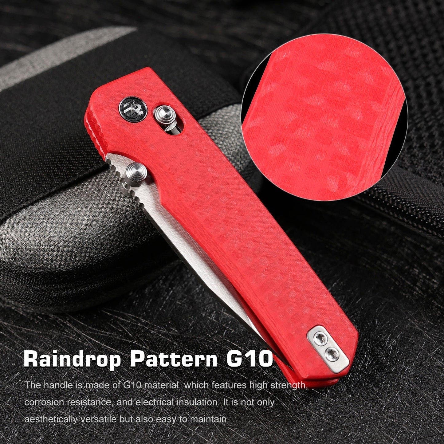 Remette RT-Aurora AURA-G4 open position showing 14C28N drop point blade