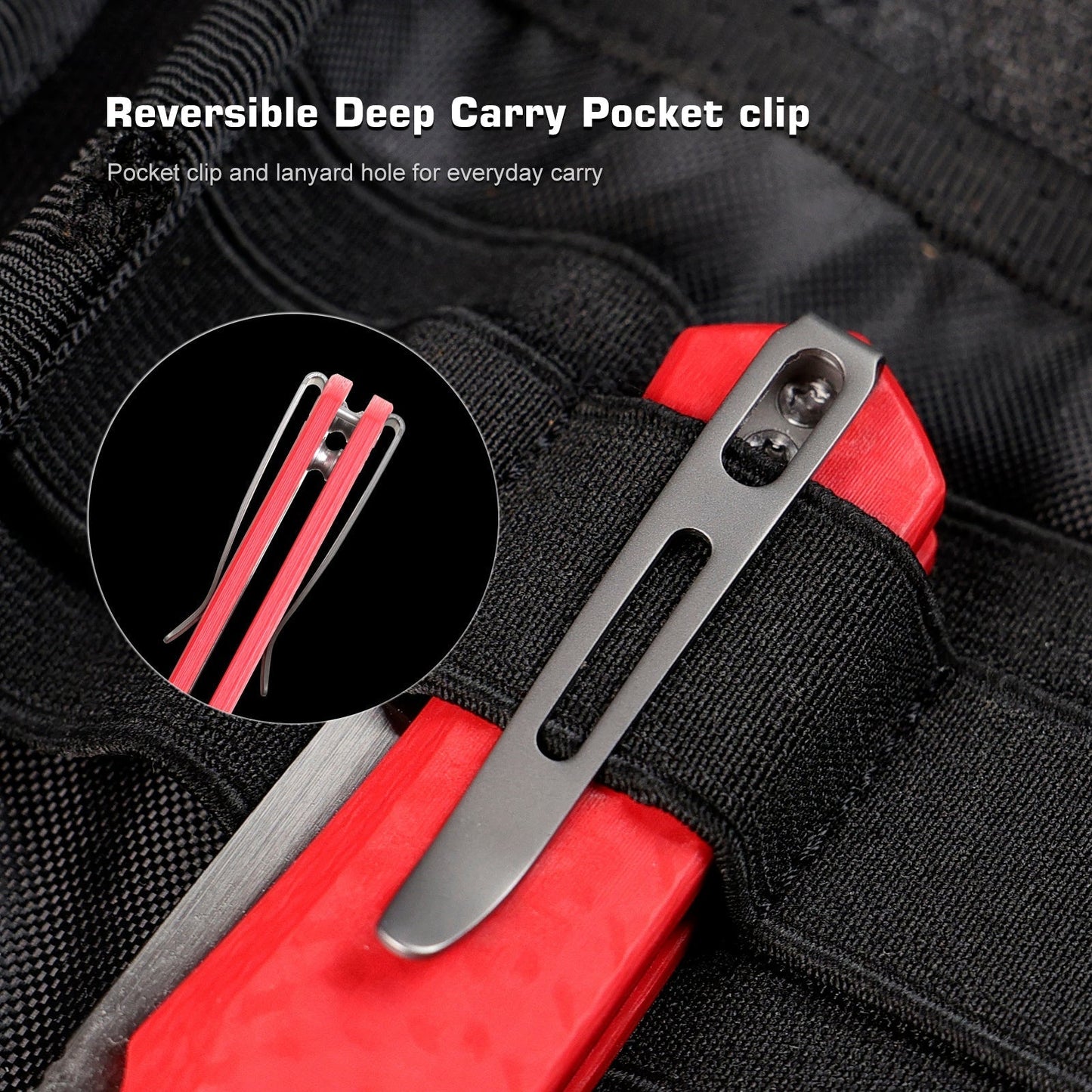 Remette RT-Aurora AURA-G4 red G10 handle scales