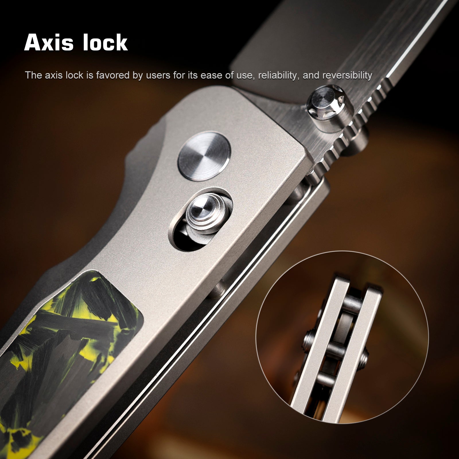 Remette RT-Aurora AURA-Y blade detail – satin M390 drop point