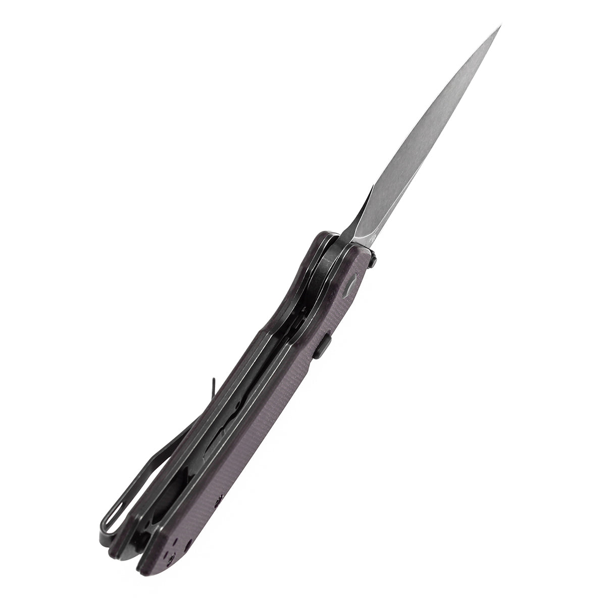 Tenable Fenrir B1034H1 blade detail – Blackwash Nitro-V harpoon