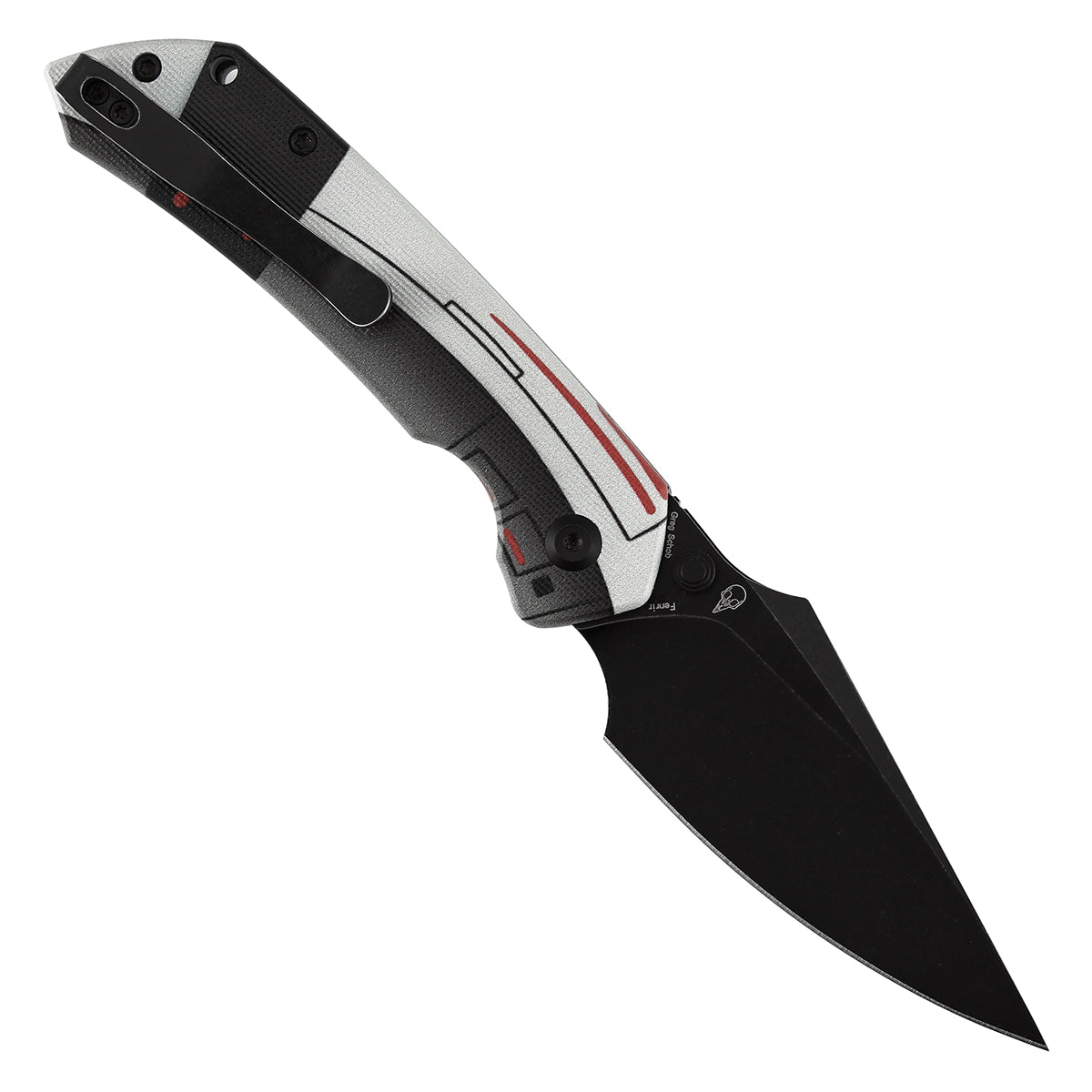 Tenable Fenrir B1034H14 open position showing D2 harpoon blade