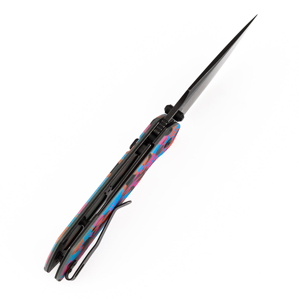 Tenable Fenrir B1034H15 jade G10 multicolor camouflage handle scales