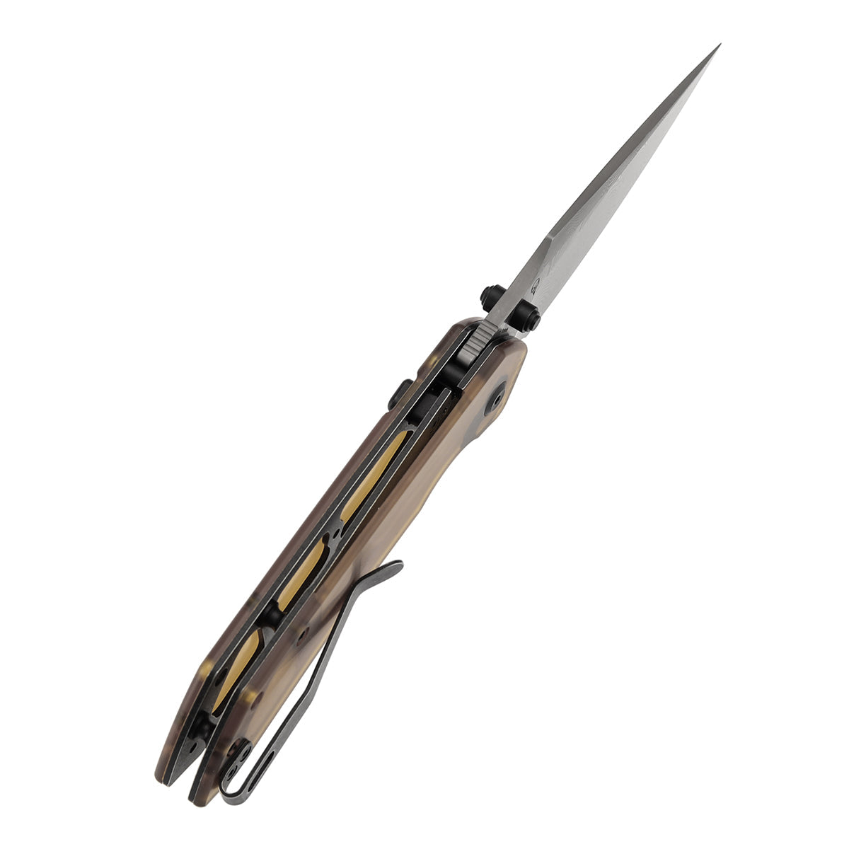 Tenable Fenrir B1034H6 amber PEI handle scales