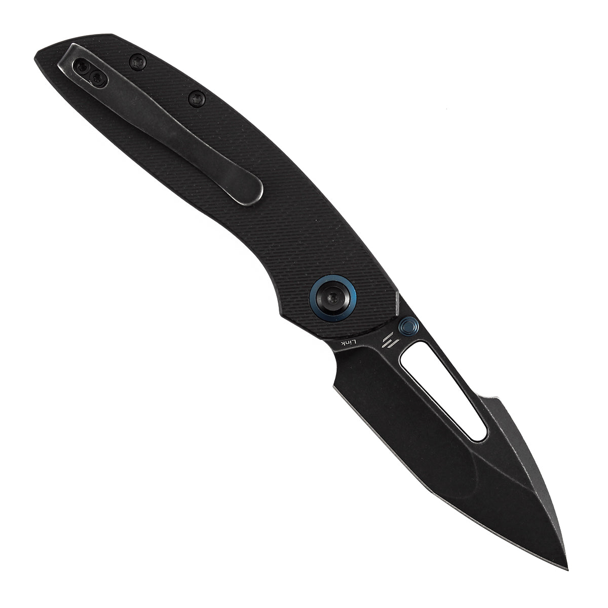 Tenable Link B1068A4 open position showing 14C28N harpoon blade