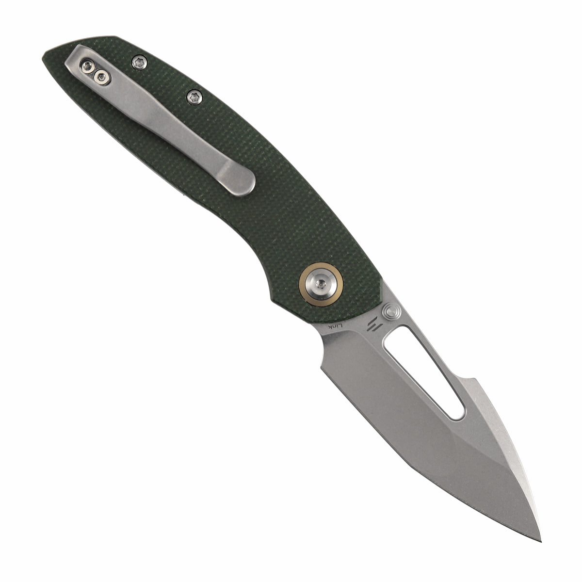 Tenable Link B1068A5 open position showing 14C28N harpoon blade