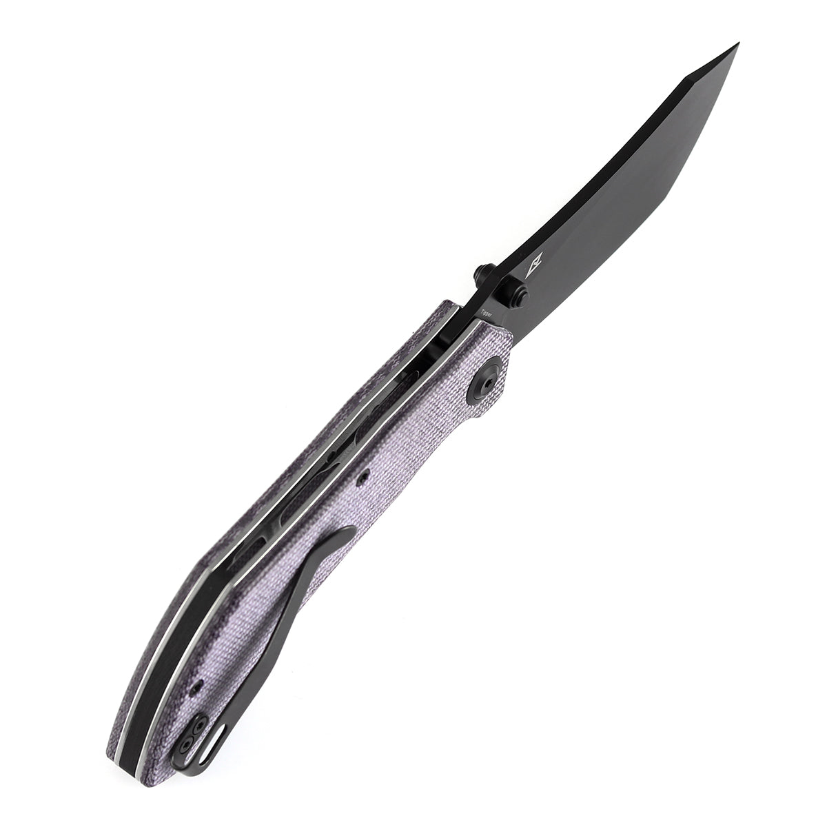 Tenable Tipper B1079A2 purple Micarta handle scales