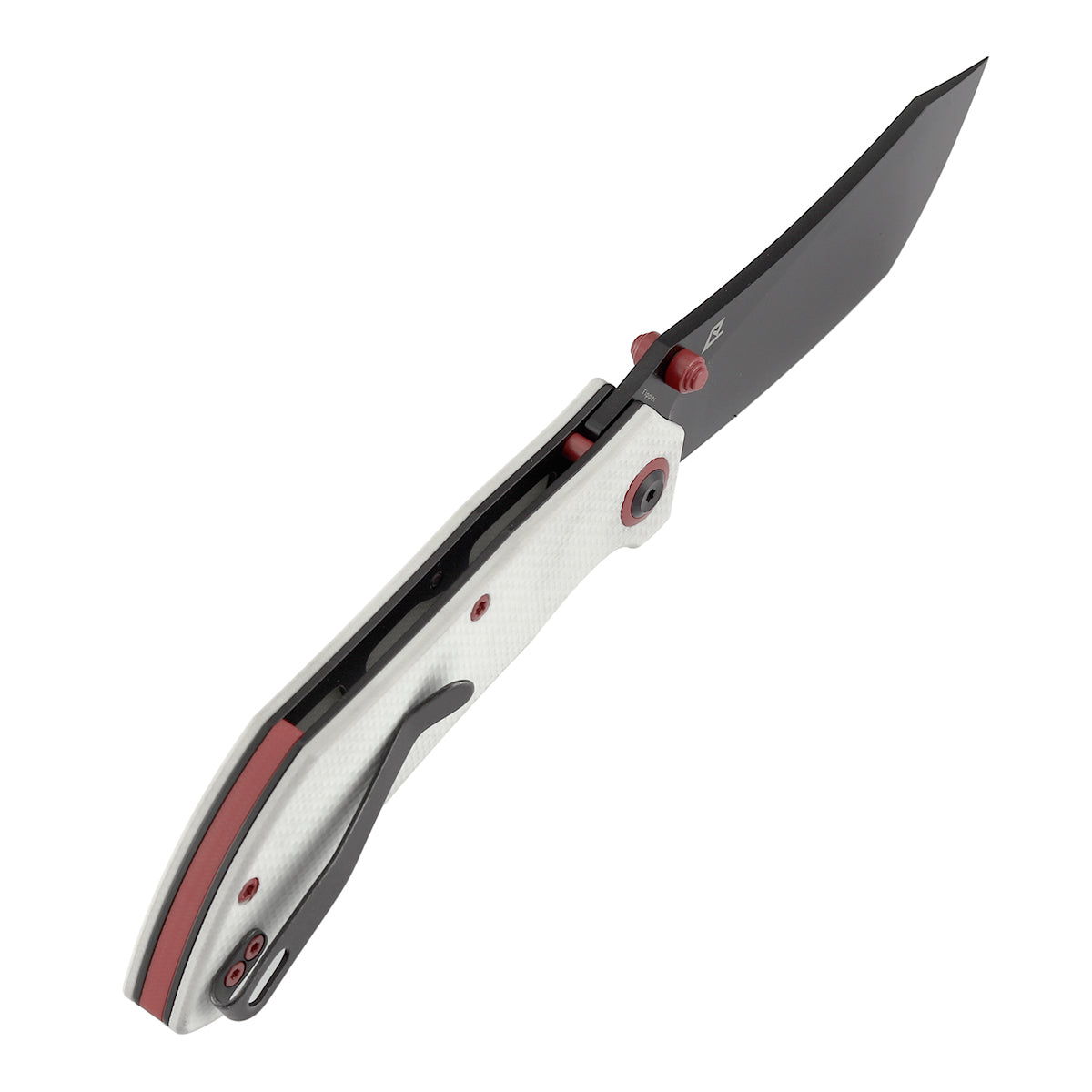 Tenable Tipper B1079A4 white G10 handle scales