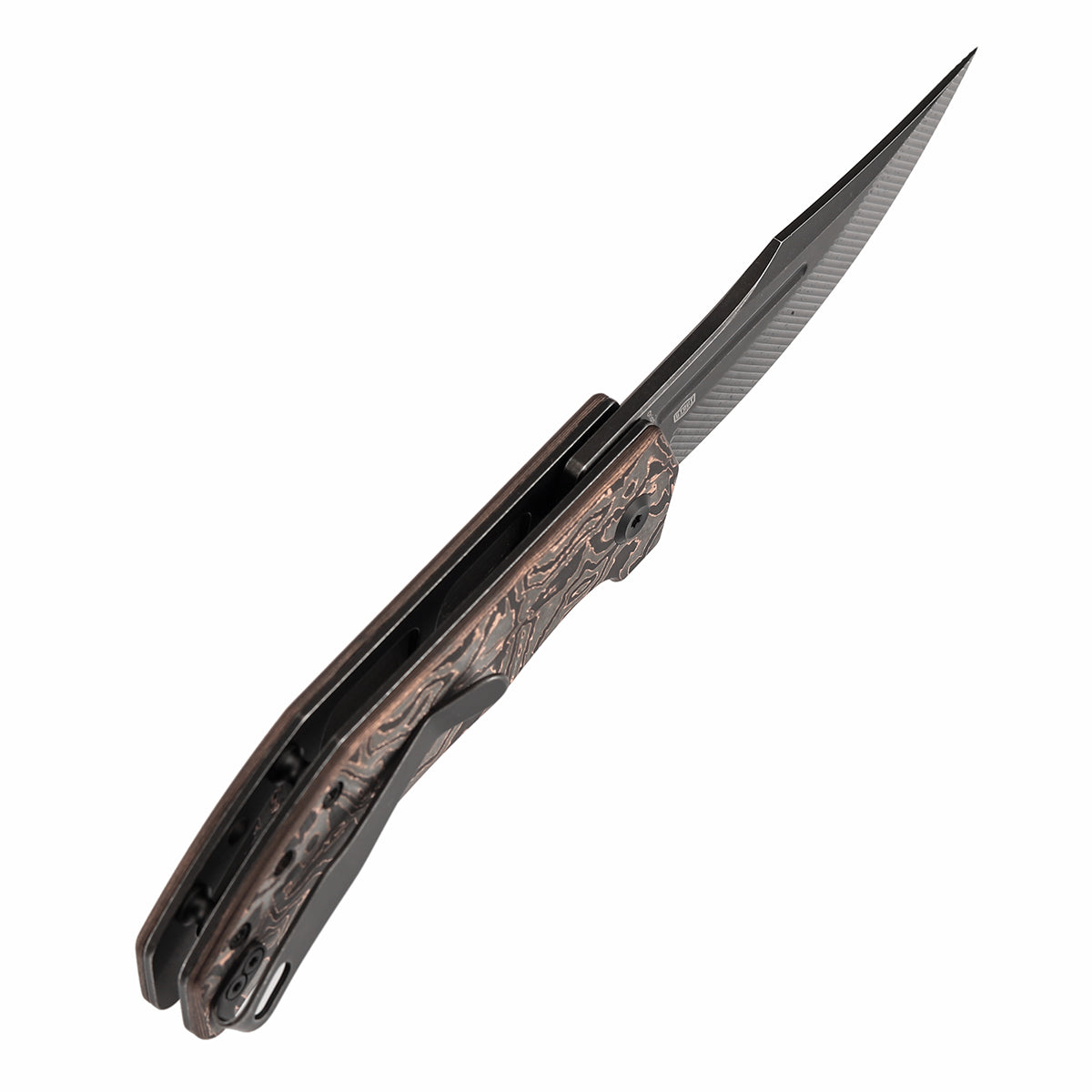Tenable Orion B1089C3 copper carbon fiber handle scales