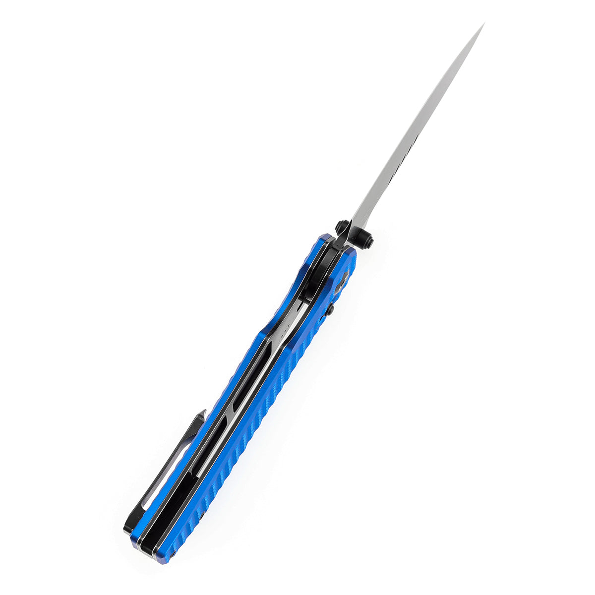 Tenable Eaglestrike B1095V6 blade detail – Black Stonewashed Nitro-V drop point