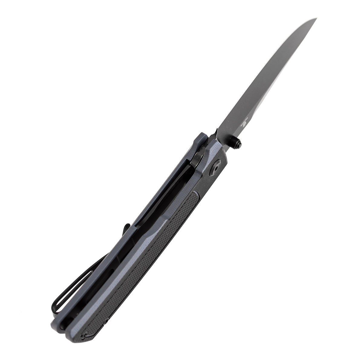 Tenable Bison B2108A2 Black & Gray G10 frag pattern handle scales