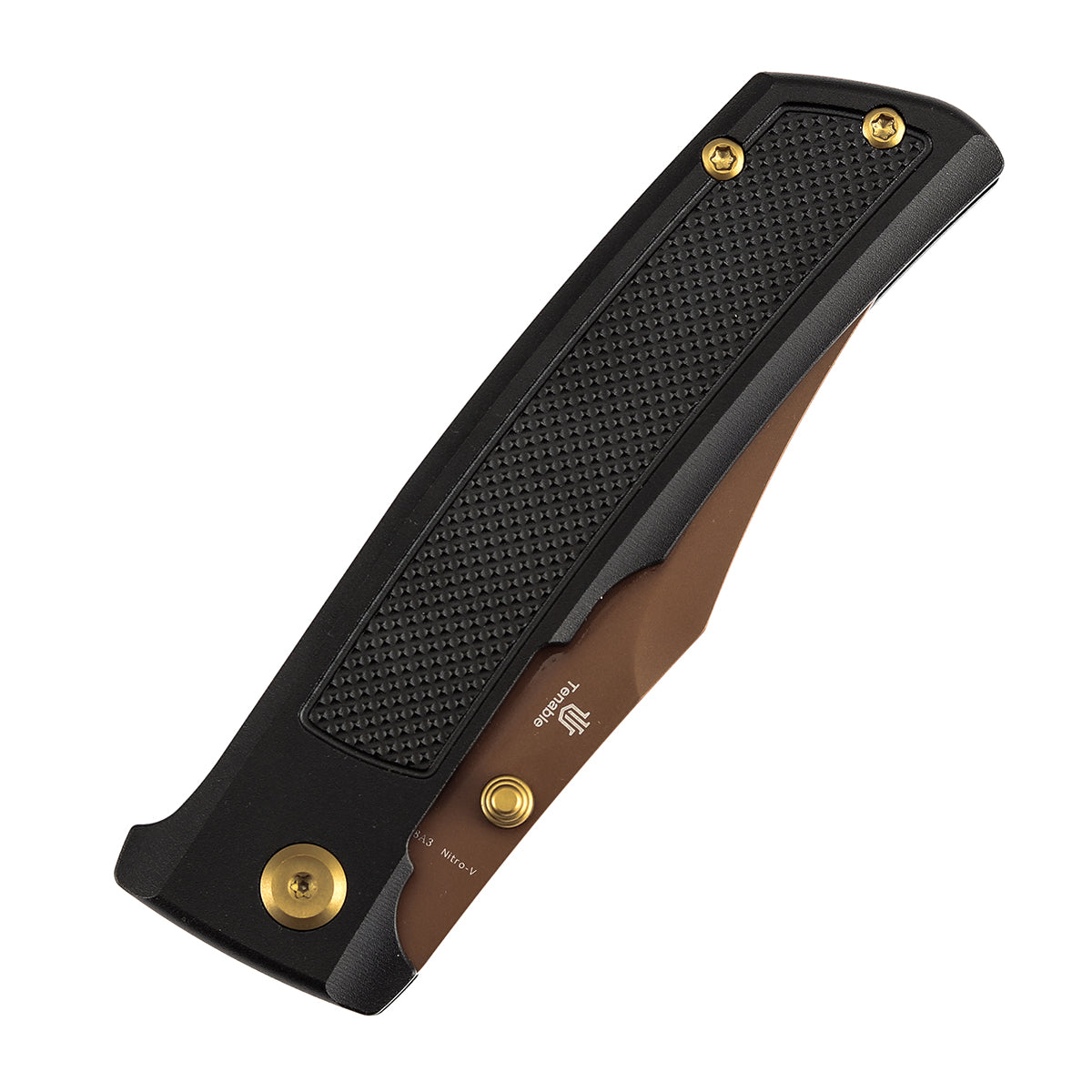 Tenable Bison B2108A3 liner lock detail – secure one-hand closing mechanism