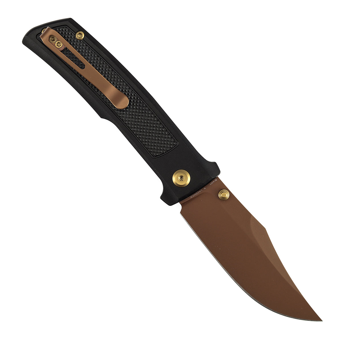 Tenable Bison B2108A3 open position – liner lock engaged, 7.35″ overall length