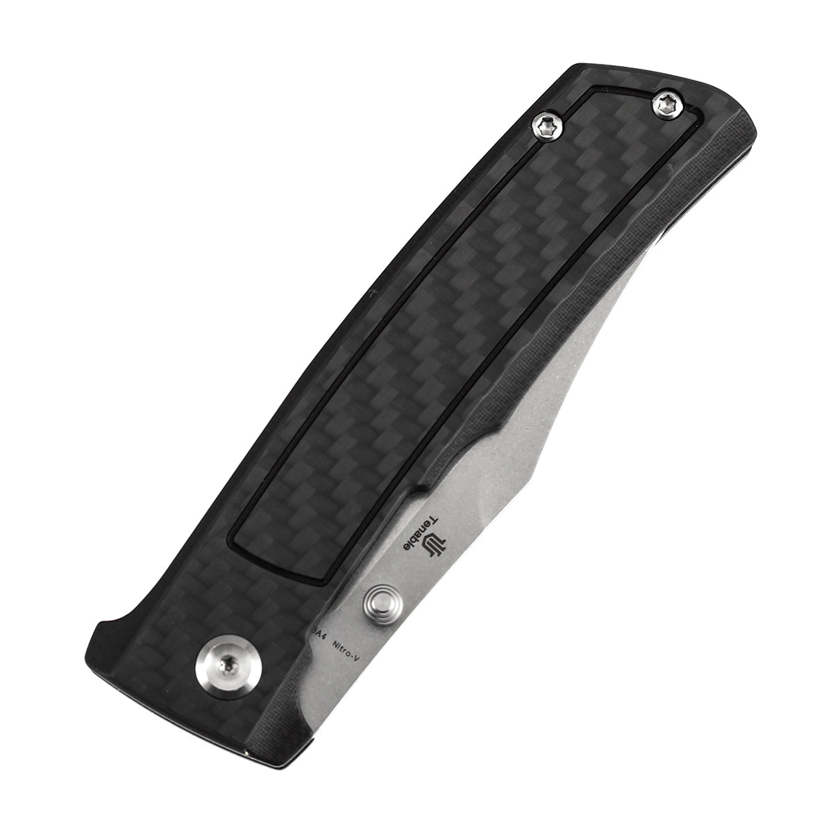 Tenable Bison B2108A4 liner lock detail – secure one-hand closing mechanism