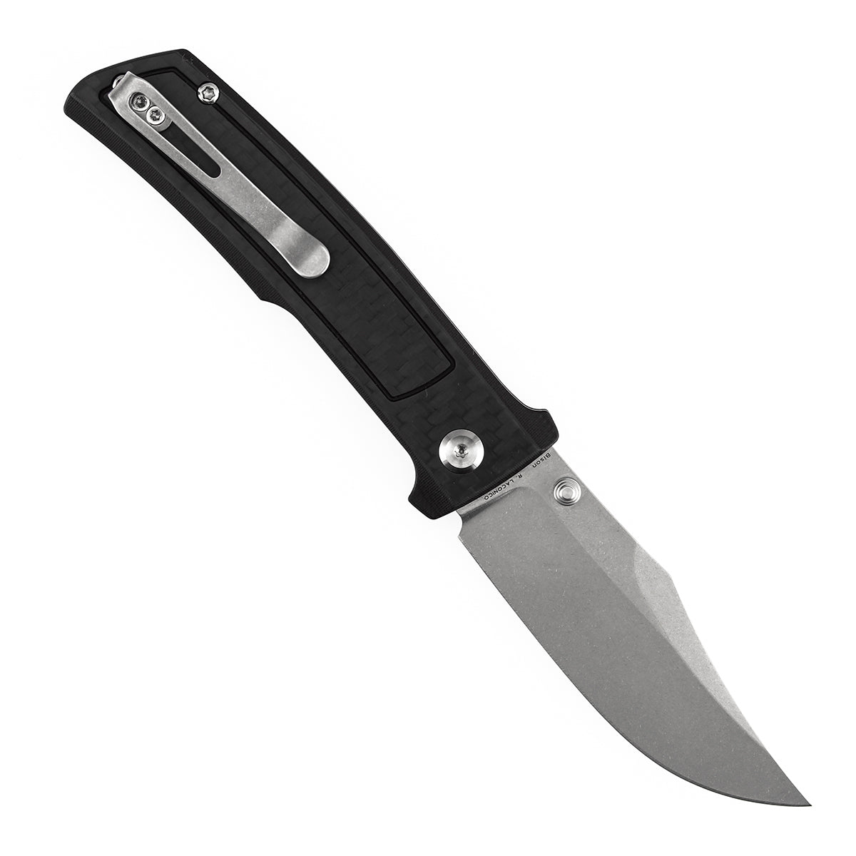 Tenable Bison B2108A4 open position – liner lock engaged, 7.35″ overall length