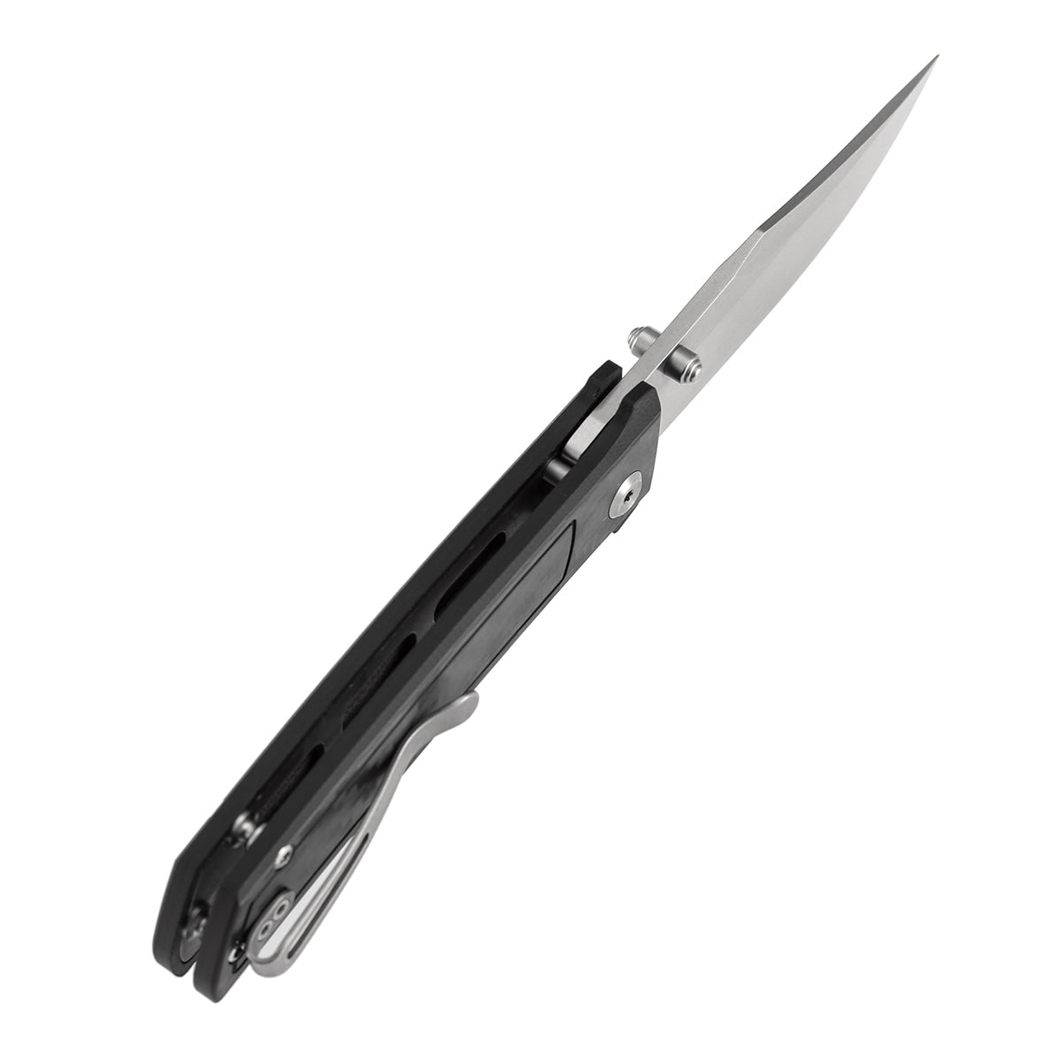 Tenable Bison B2108A4 twill carbon fiber & G10 handle detail