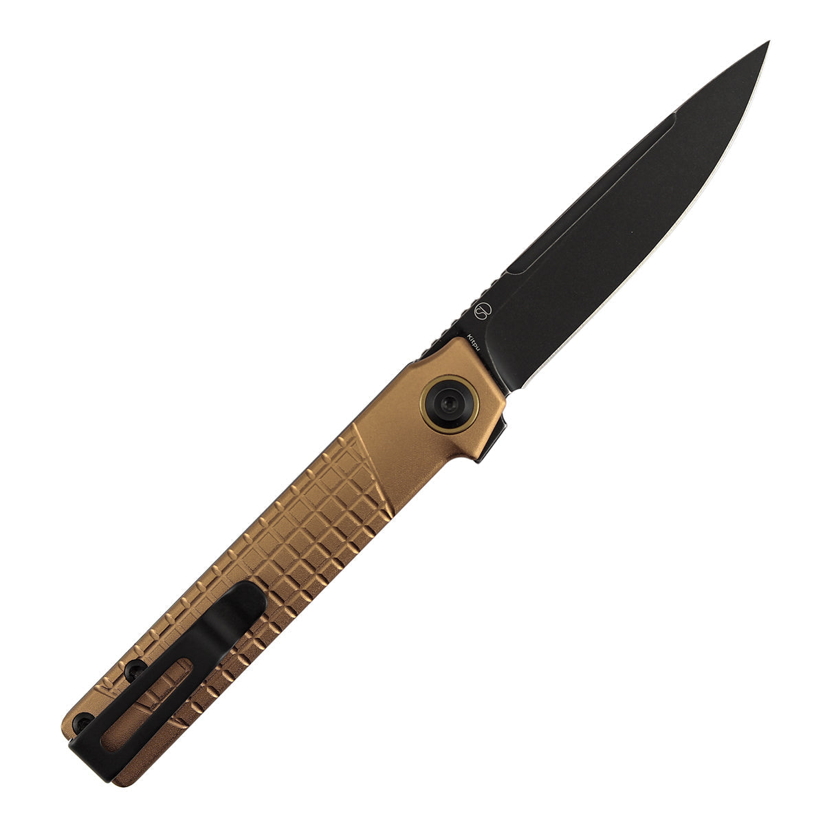 Tenable Kitpu B2123A2 blade detail – blackwash Nitro-V drop point
