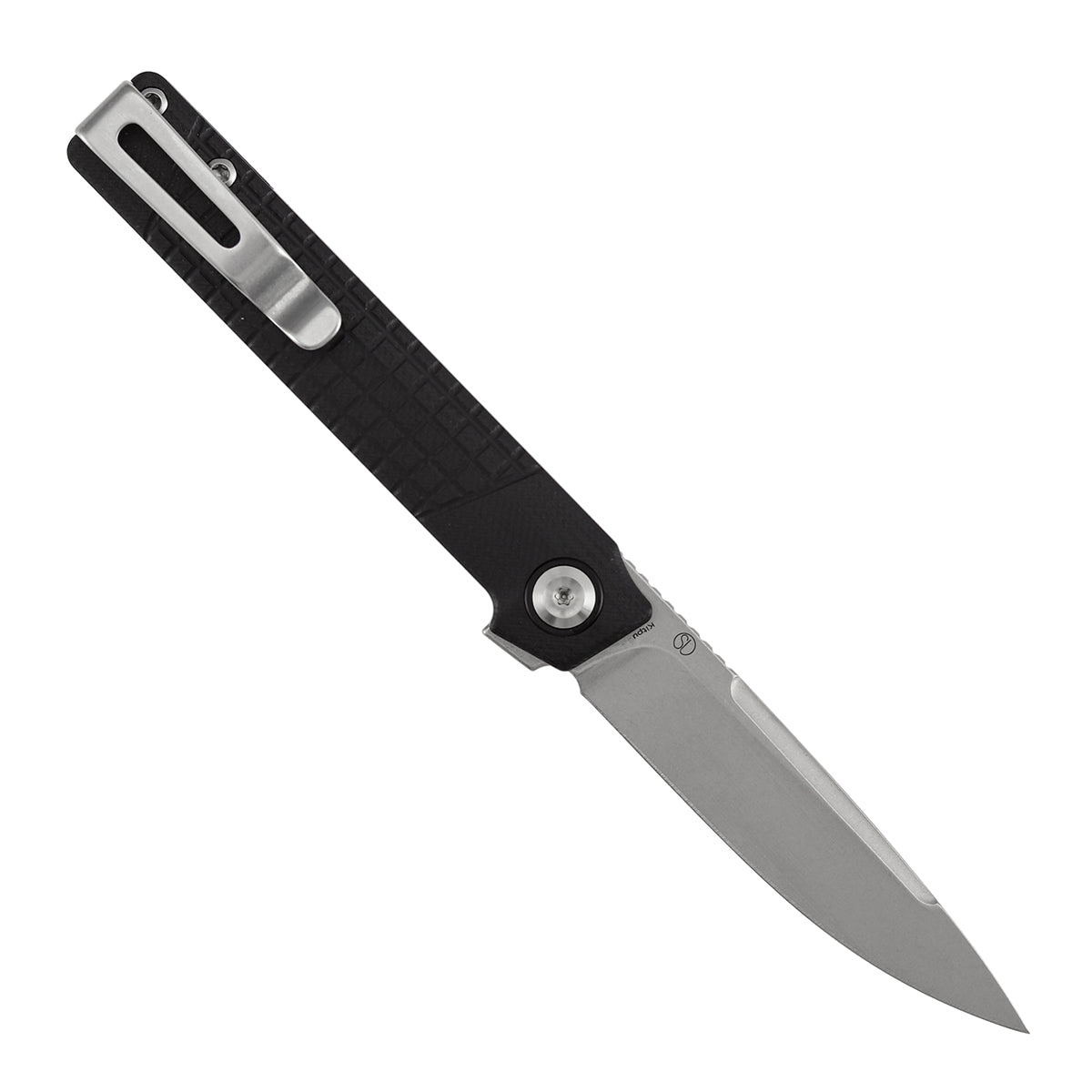 Tenable Kitpu B2123A3 black G10 frag pattern handle scales