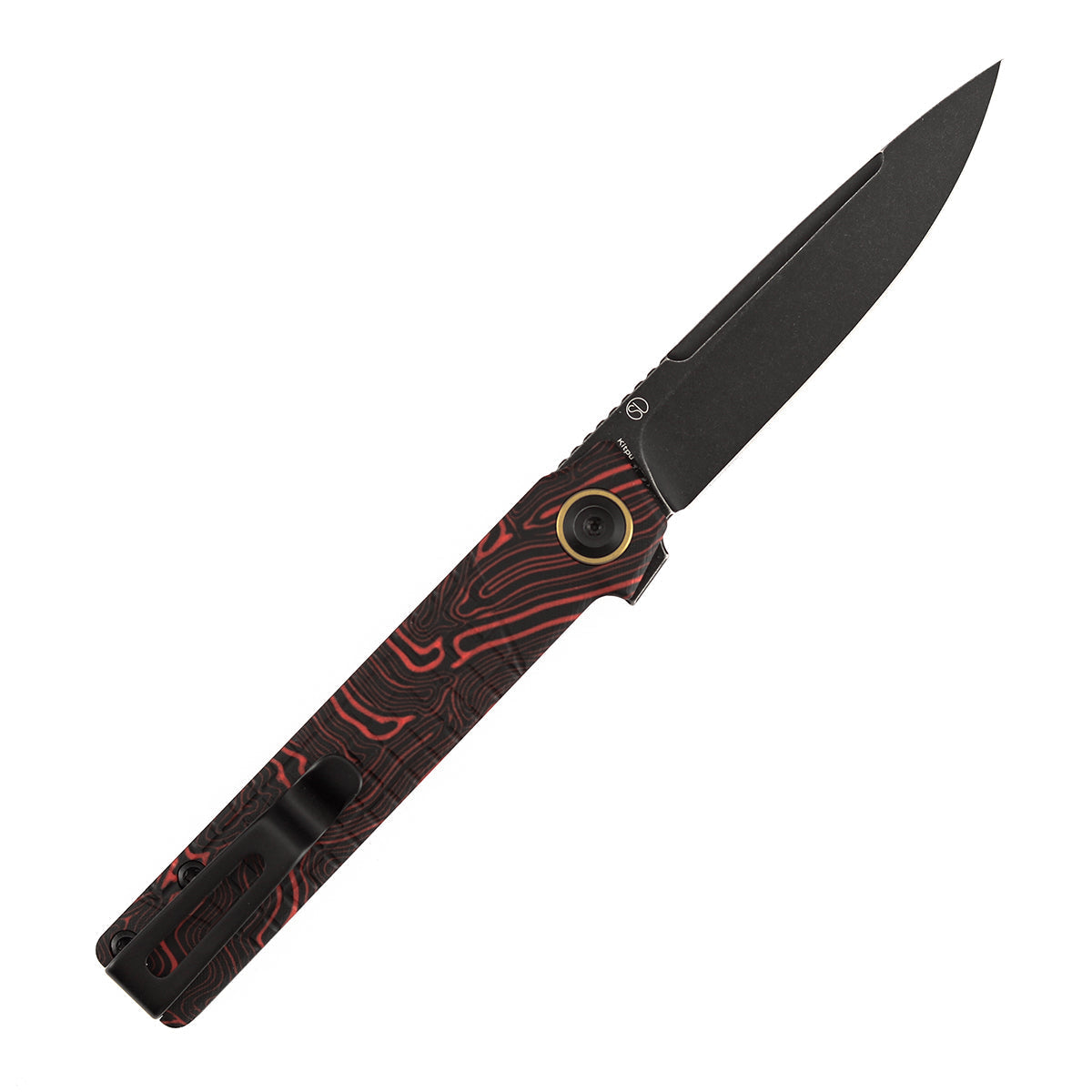 Tenable Kitpu B2123A4 blade detail – blackwash Nitro-V drop point
