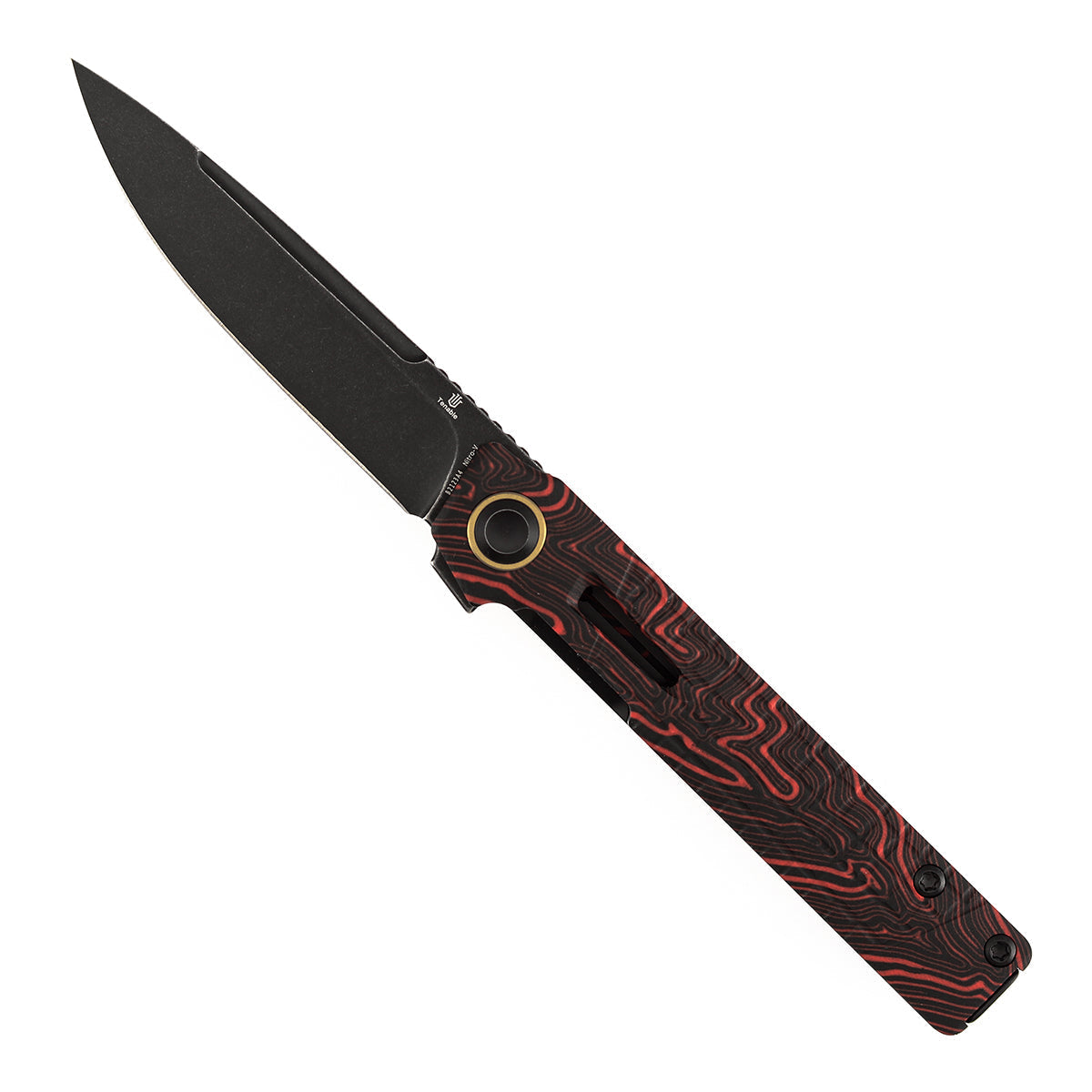 Tenable Kitpu B2123A4 open position showing Nitro-V drop point blade