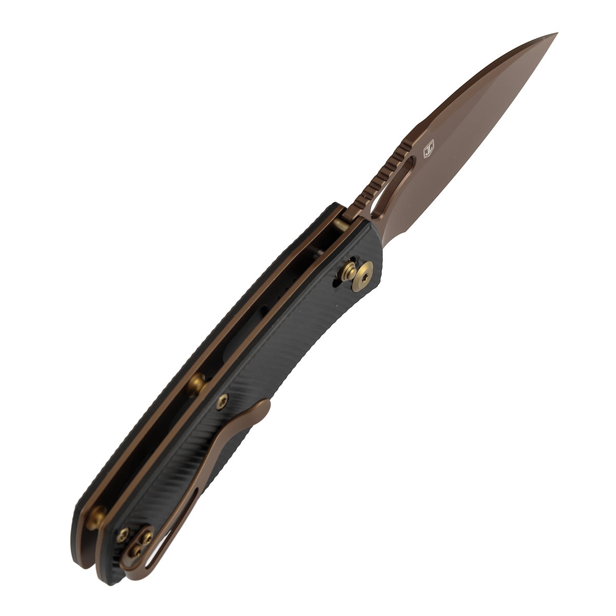 Tenable Heron B2124V2 black aluminum handle scales