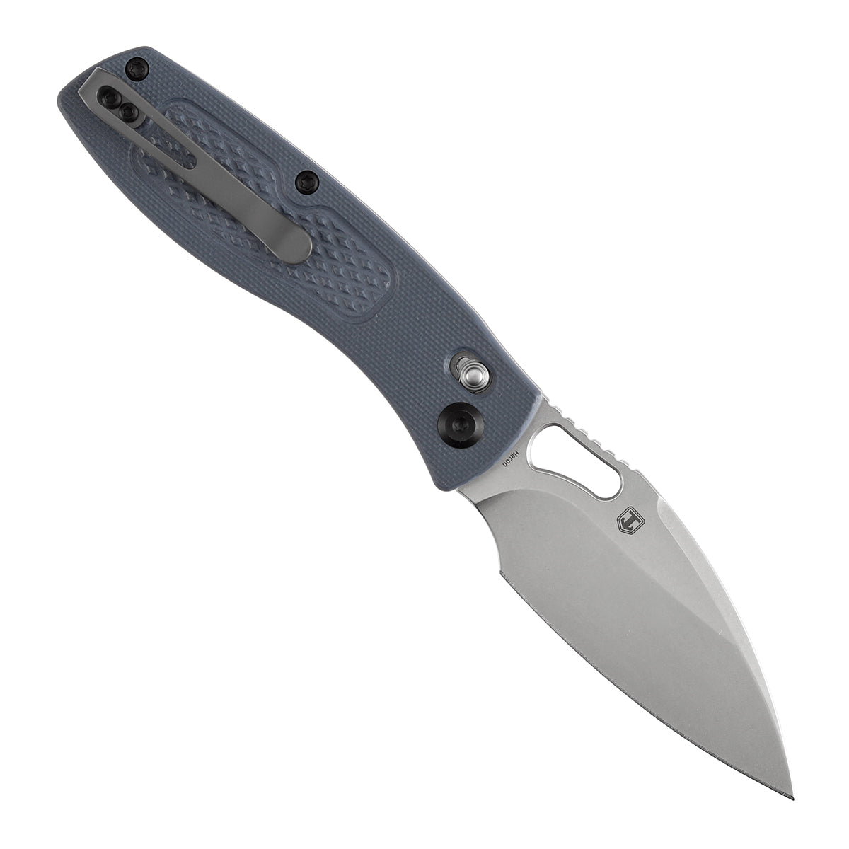 Tenable Heron B2124V6 open position showing Nitro-V leaf-shaped blade