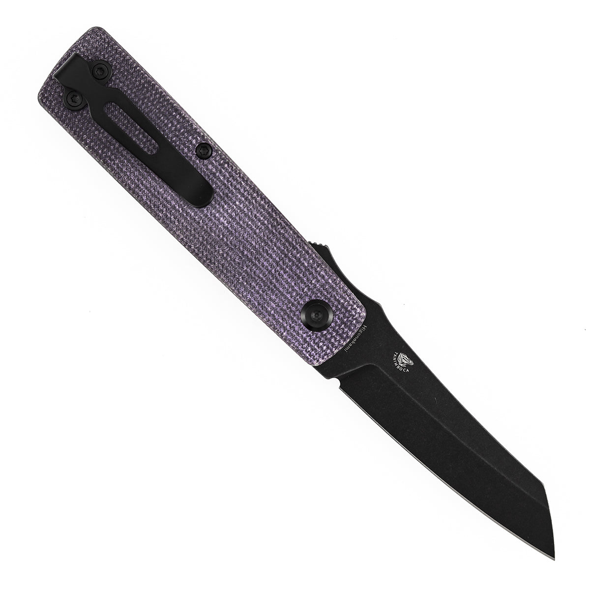 Tenable Higonokami B2135A1 Purple Micarta handle scales