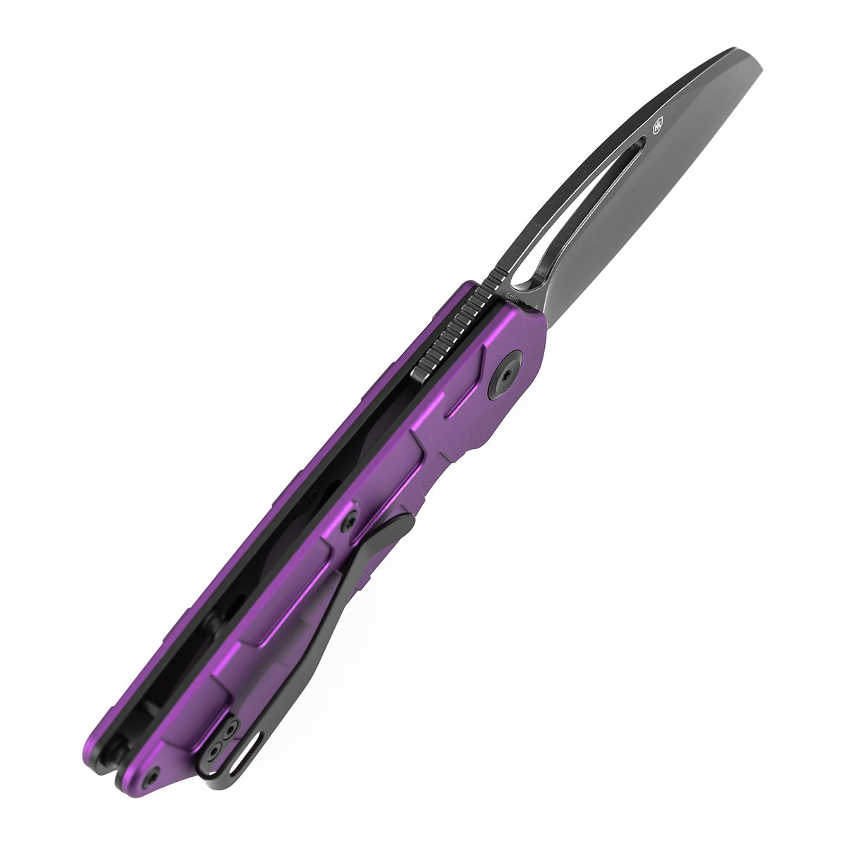 Tenable Goblin L B3016A3 purple geometric texture handle – amphibian-inspired anodized aluminum, bold grip